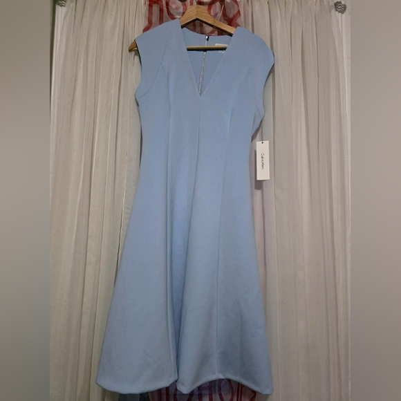 Calvin Klein Dresses & Skirts - Calvin Klein Light Blue Midi Dress